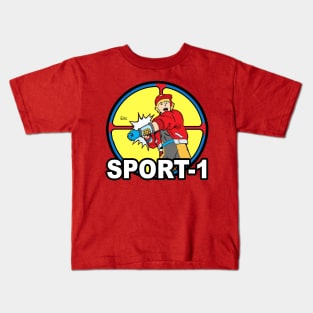 SMDM Logo - Bionic Six - Sport-1 Eric Bennett Kids T-Shirt